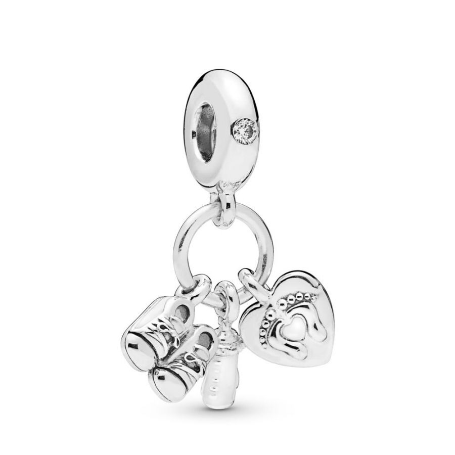 Pandora | 798106CZ Little Charm-Anhänger Karat24 My Baby Sterling-Silber